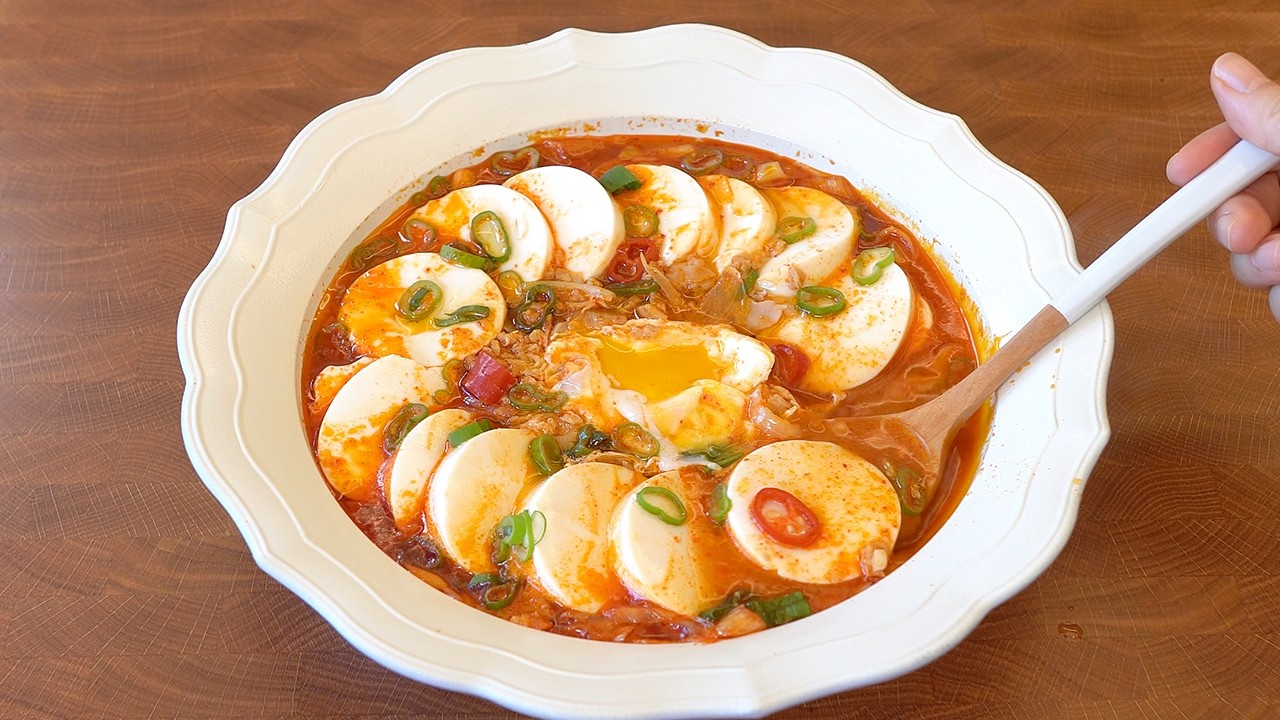 순두부찌개보다 간단한 스팸순두부짜글이 :: 너무 쉬워서 매일 해먹어요!