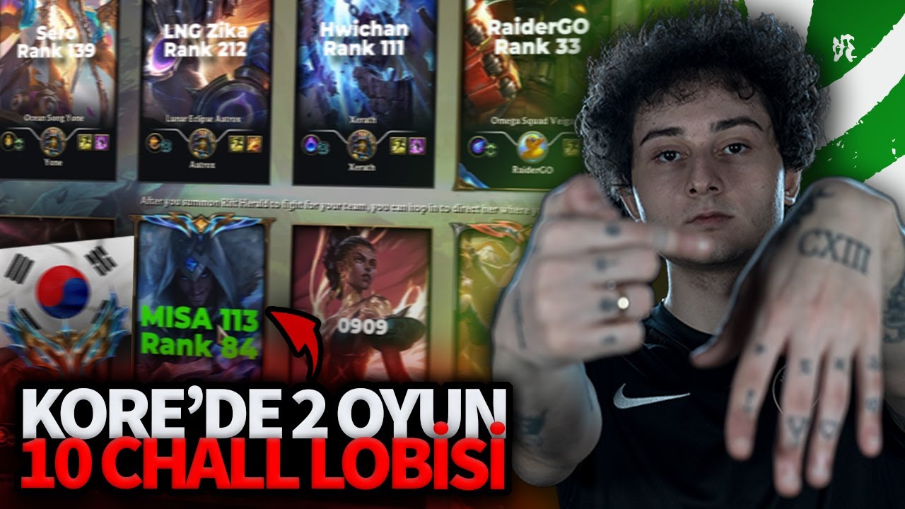 KORE SERVERINDA 2 OYUN 10 CHALLENGER LOBİSİ! | MISA 113