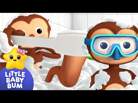 Canção de banho com a mamãe macaco 🐵 Little Baby Bum Brasil | Músicas Infantis e Desenhos Animados