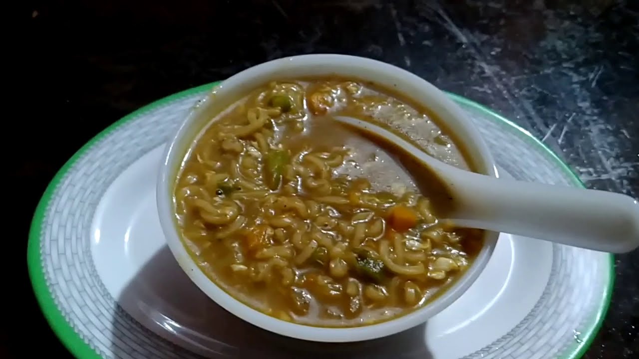 HOT Maggi Soup Recipe /Yummy Noodle Soup Recipe YouTube