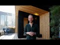 Modern Outdoor Sauna Walkthrough // Cedar and Stone Model 5