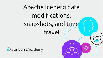 Apache Iceberg data modifications, snapshots, and time travel | Starburst Academy