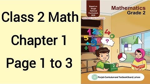 Class 2 Math Chapter 1 Whole Numbers Page 1 to 3 | Class 2 Math Unit 1 Whole Numbers Page 1 to 3
