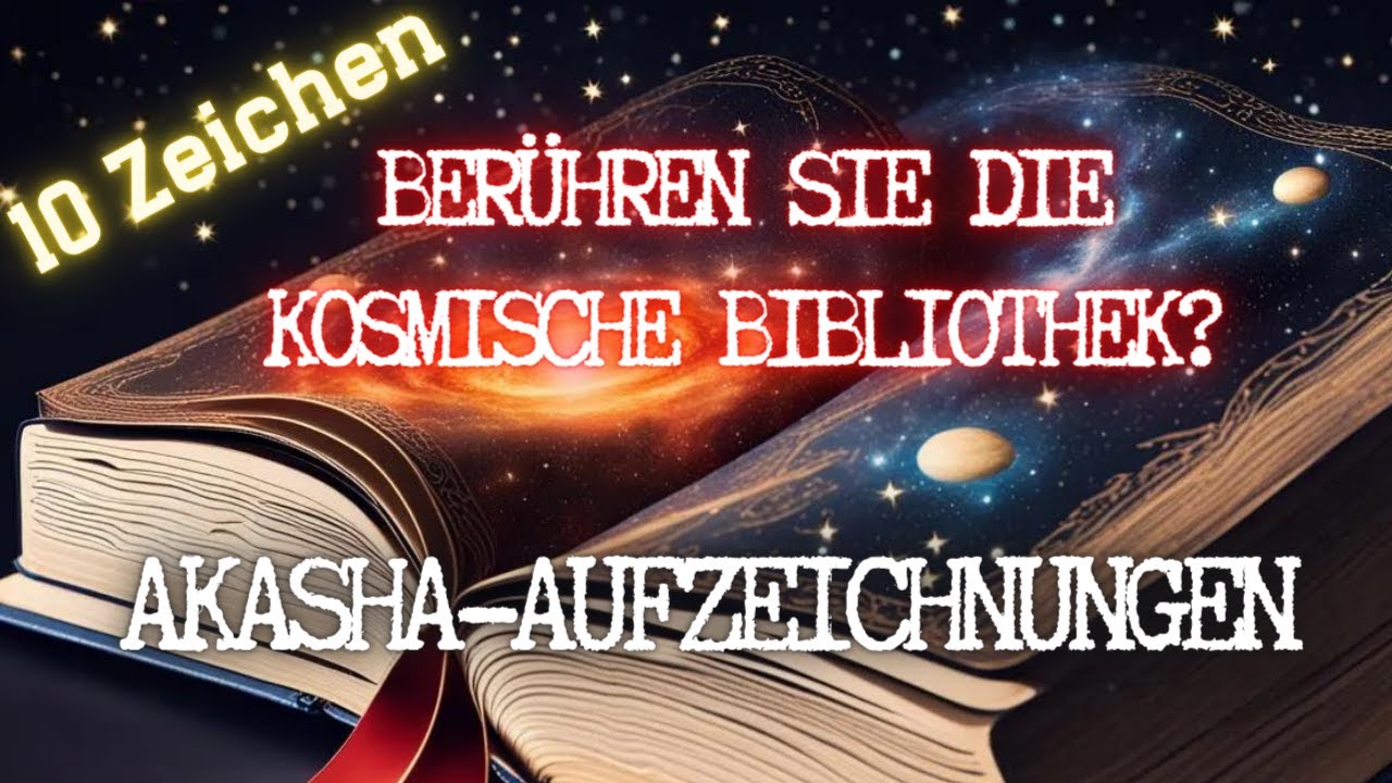 10 Anzeichen Sie greifen auf die Akasha-Rekorde (die Bibliothek des Universums) zu!