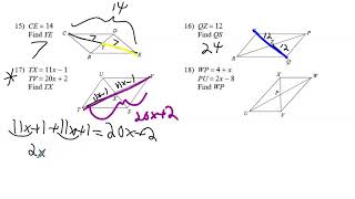 alg geo unit 7 quiz 1 review