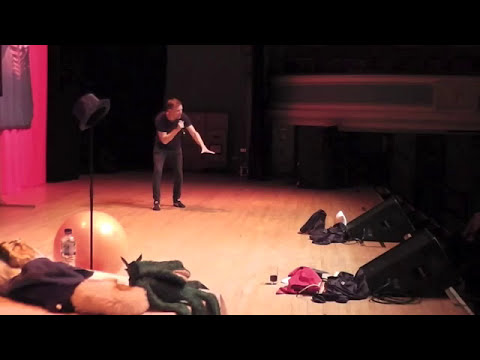 Jason Byrne | Simon from Stoke kicks himself in the head.