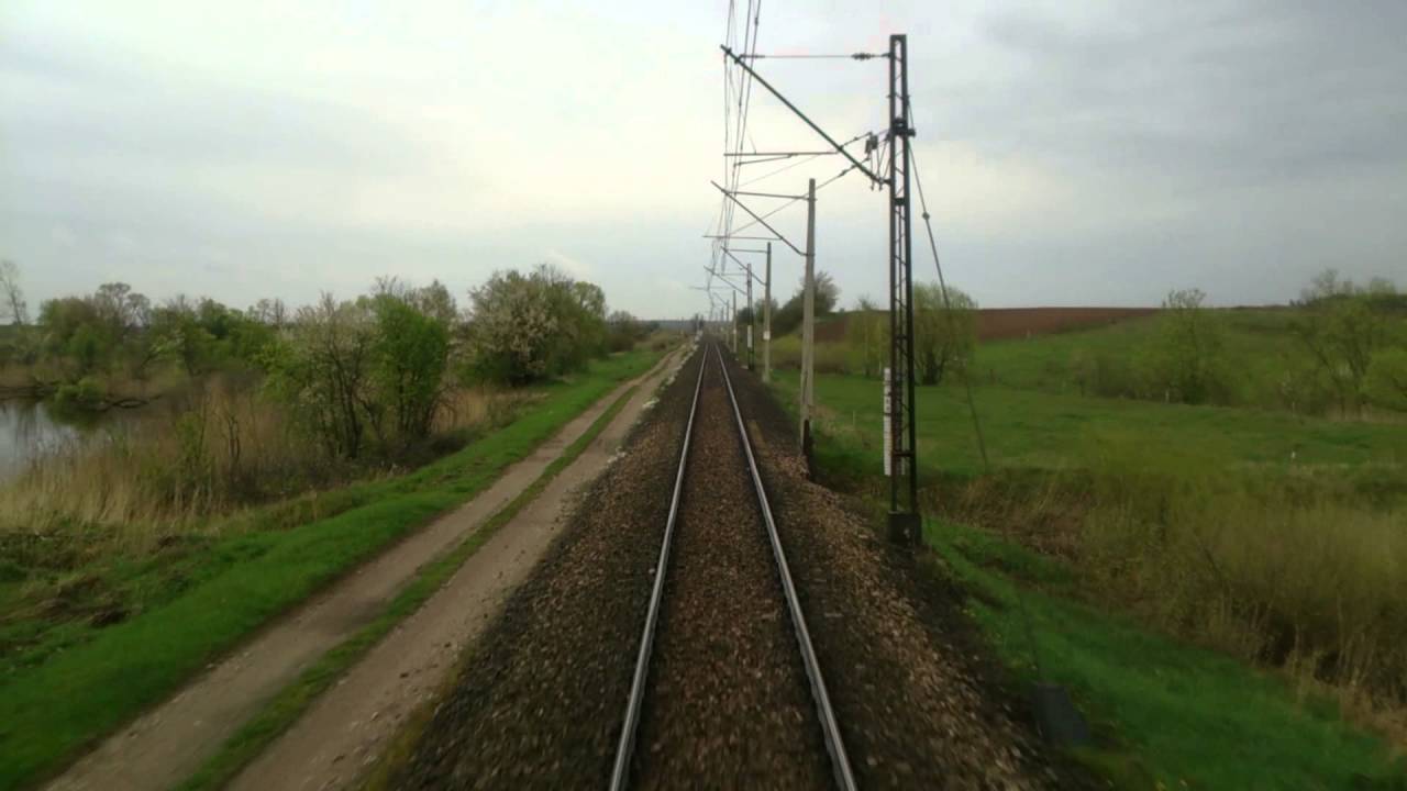 Odcinek Ełk - Białystok z tyłu TLK Mamry Majówka 2016