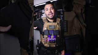 Sitting In A Cop Car With All This Gear!