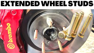 How To Install eBay Extended Studs | Lexus IS300 ARP 1320 Studs | Wheel Spacers