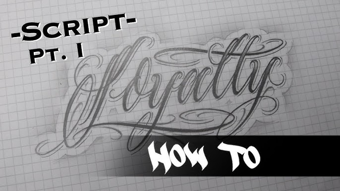 How to draw script hand lettering like a pro tutorial. 