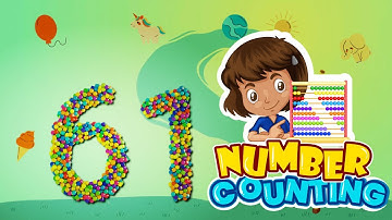 The Numbers Song - Learn To Count from 61 to 70 - learn to english ,Kidzy Kingdom