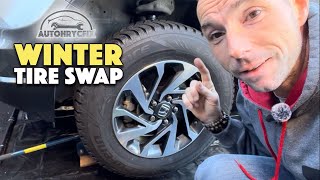 How To Change Your Tires Yourself - Tire Swap 2011 Honda CRV