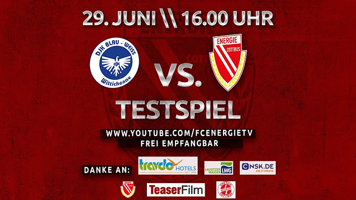 FC Energie Cottbus \\ TESTSPIEL LIVE DJK Wittichenau vs Energie Cottbus \\ präsentiert von TRAVDO