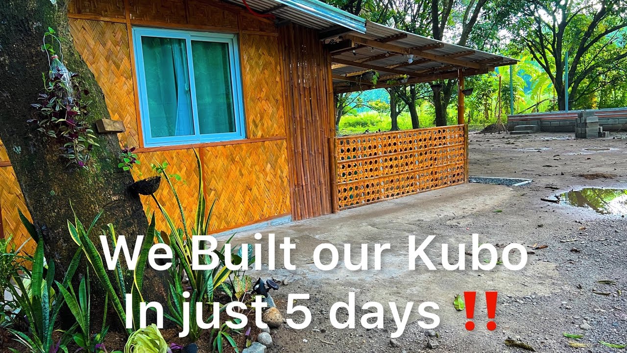 Our simple Bahay Kubo in the province