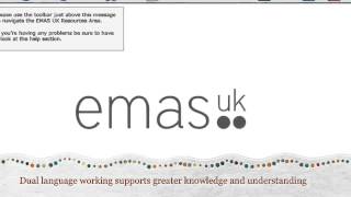 EMAS UK logging in
