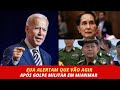 EUA ALERTAM QUE VÃO AGIR APÓS GOLPE MILITAR EM MYANMAR
