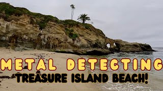 Beach Metal Detecting Treasure Island Beach!