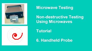 Non-Destructive Microwave Testing, Tutorial No. 6, Handheld Probe