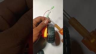 Electricity Generation Without Battery🔋//BO motor || #shorts #sinceproject #youtubeshorts