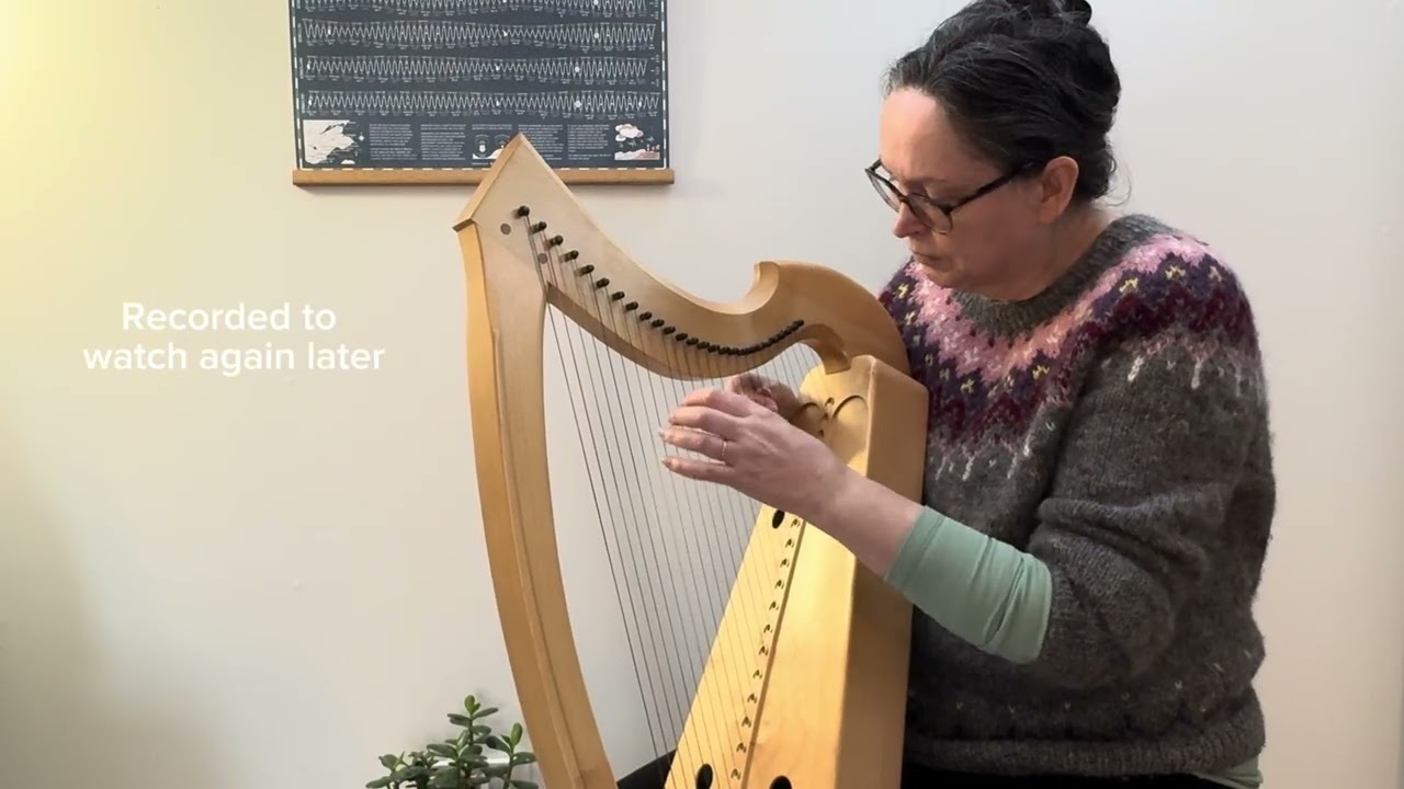 Uamh an Òir online wire harp workshop 22 February 