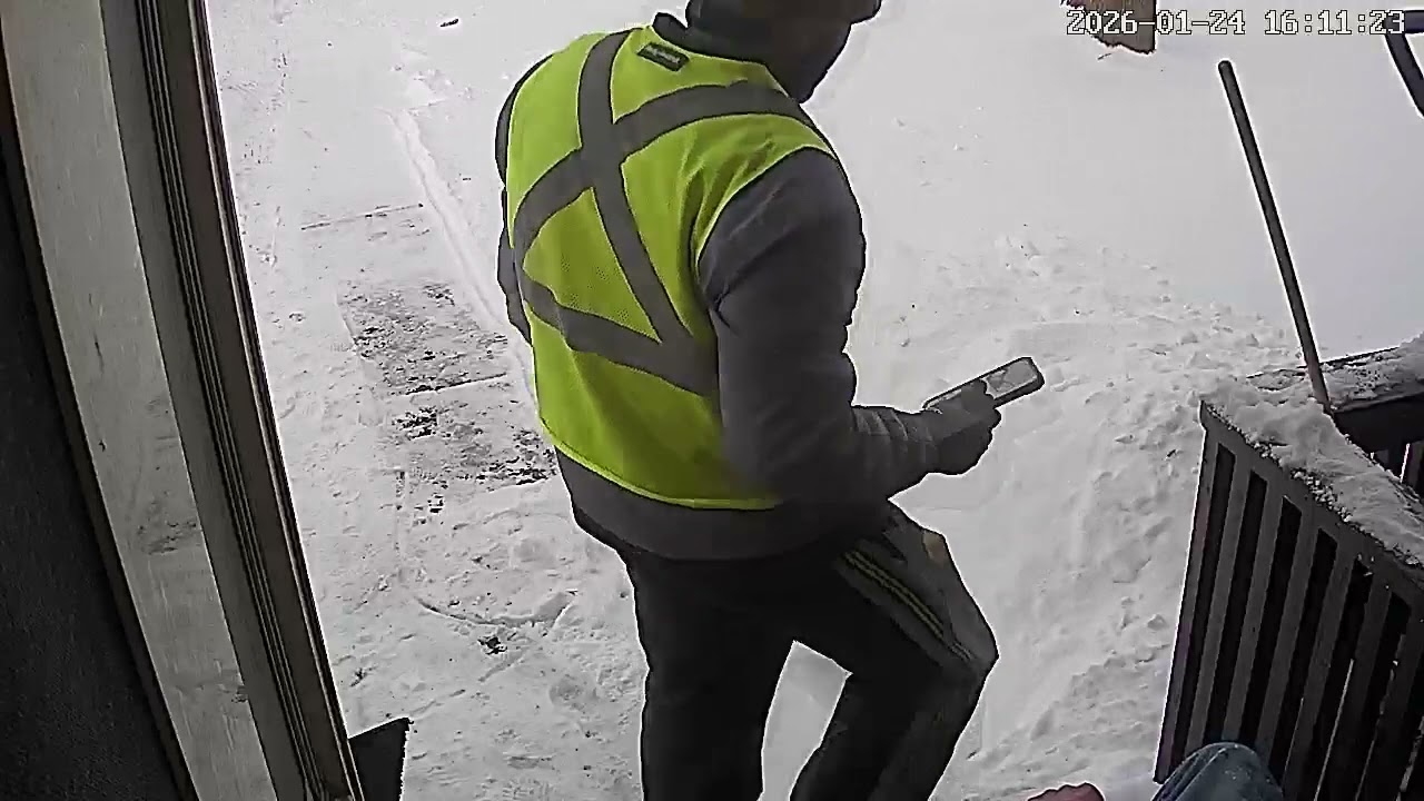 Amazon delivery driver leaves 90 year old man in freezing weather
