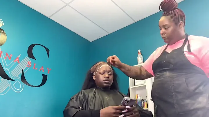 Frontal wig tutorial #frontal #fyp #hair #memphiss...