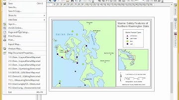 QuickDemo: Saving, Exporting, and Printing GIS Maps