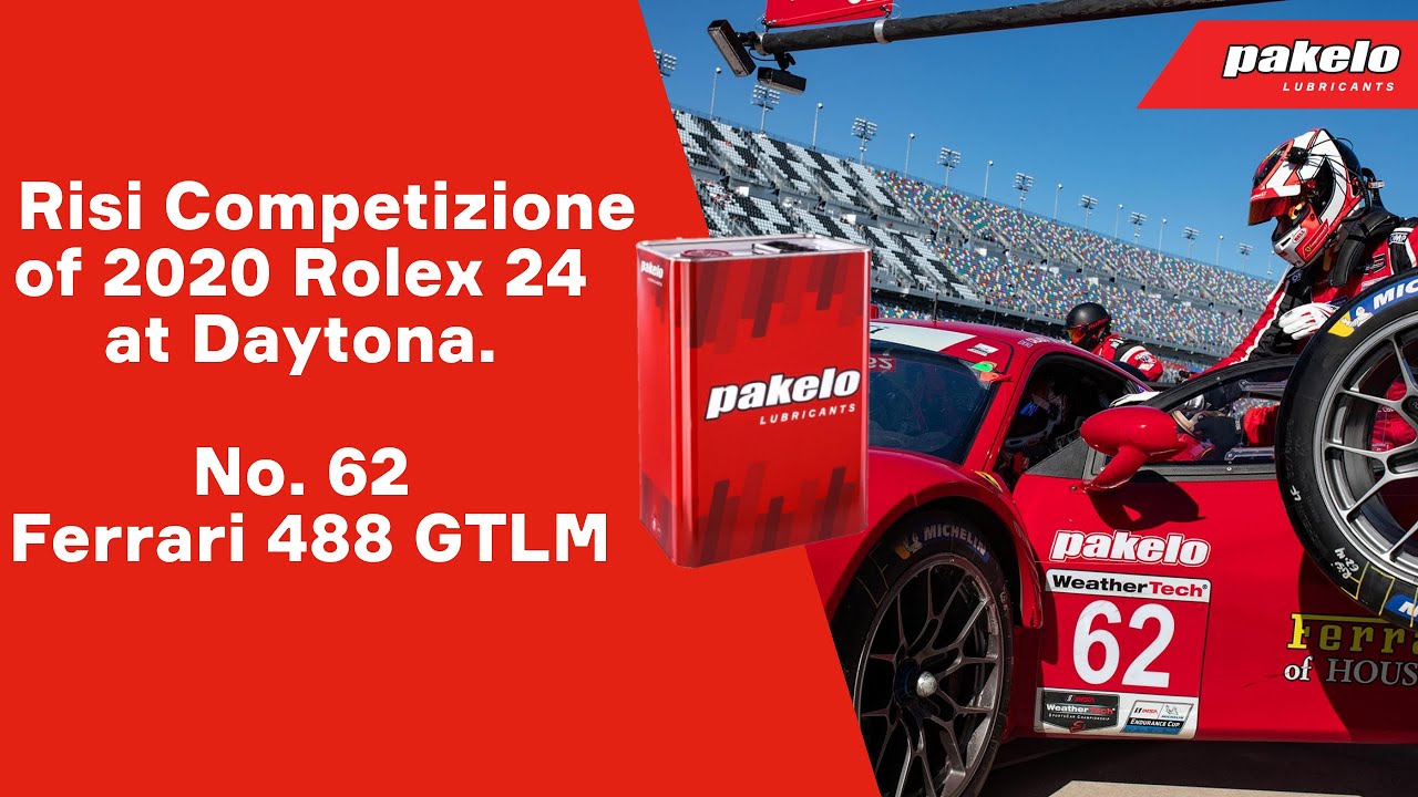Risi Competizione of 2020 Rolex 24 at Daytona. No. 62 Ferrari 488 GTLM -  YouTube