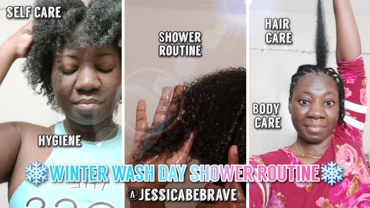 MY WINTER WASH DAY SHOWER ROUTINE (Self Care, Body Care, Hygiene, Hair ...