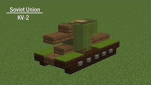 Minecraft KV-2 Tutorial [ 1:1 ]