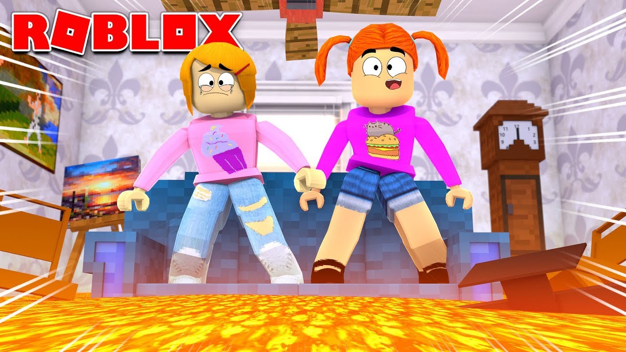 Roblox The Floor Is Lava With Molly And Daisy - roblox the floor is lava with molly the toy heroes games