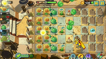 plants vs zombies 2 pyramid of doom level 8
