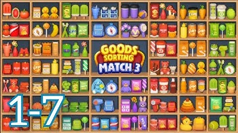 Goods Puzzle Sort Challenge Gameplay Walkthrough Level 1-7