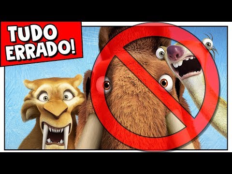 9 ERROS QUE VOCÊ NÃO PERCEBEU EM ERA DO GELO !