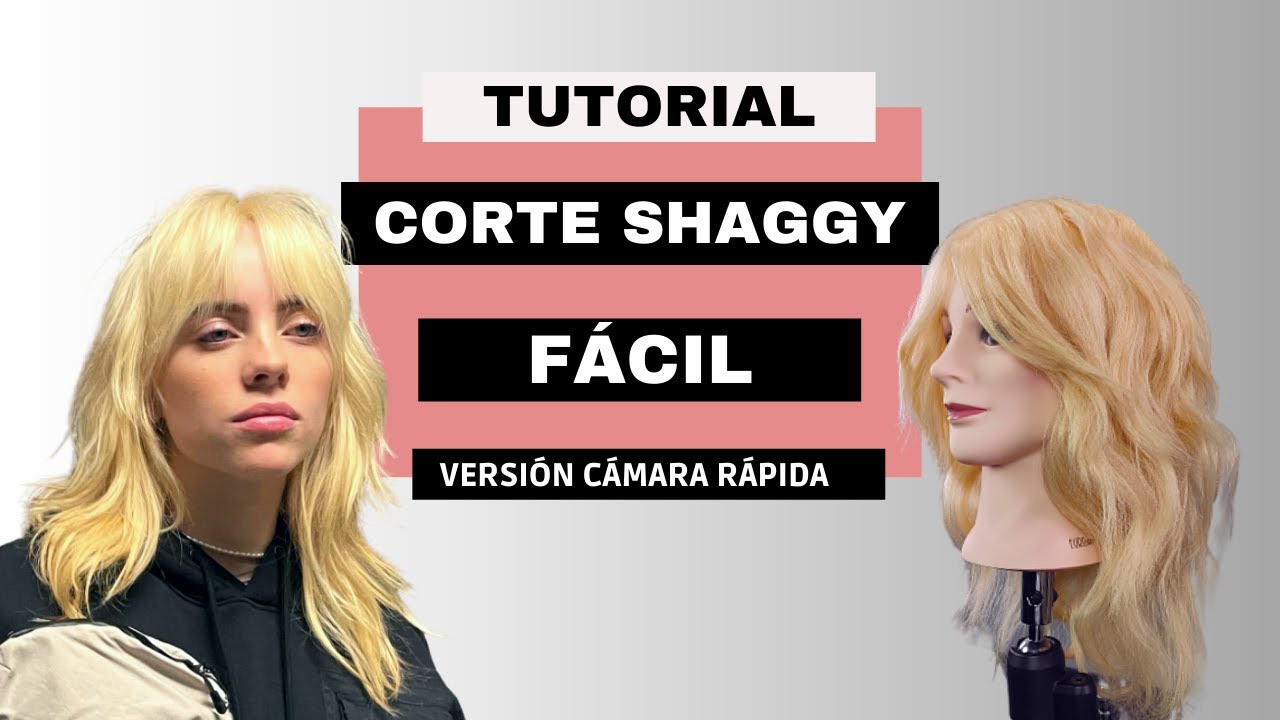 CORTE SHAGGY PASO A PASO estilo BILLIE ELISH