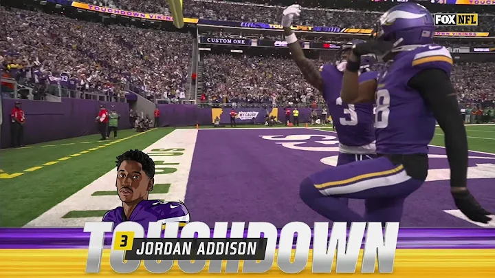 49-yard TD! Darnold and Addison's deep strike goes for six vs. ATL