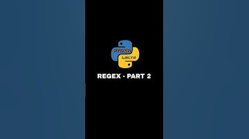 Regular Expressions (RegEx) - Part 2 | Python Lects