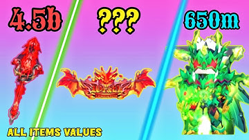 Values of All Items 🤑 | skyblock | blockman go