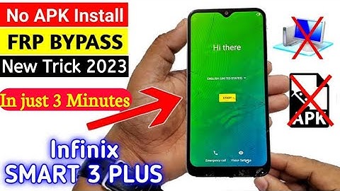 Infinix Smart 3 Plus X627 Frp Bypass | Google Account Unlock Without Pc | New Trick 💯