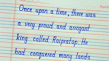 English handwriting practice for beginners || 4 line notebook writing practice || Handwriting style