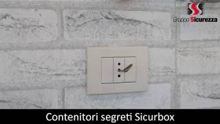 Contenitori segreti Sicurbox