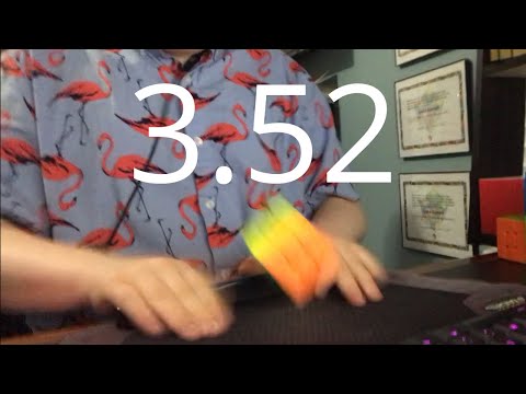 3.52 Rubik's Cube Solve! (Last Layer Skip) Thursday Threes #8