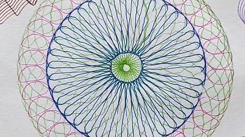 Spirograph Design #oddlysatisfying #relaxing #spirograph #design #satisfying #art