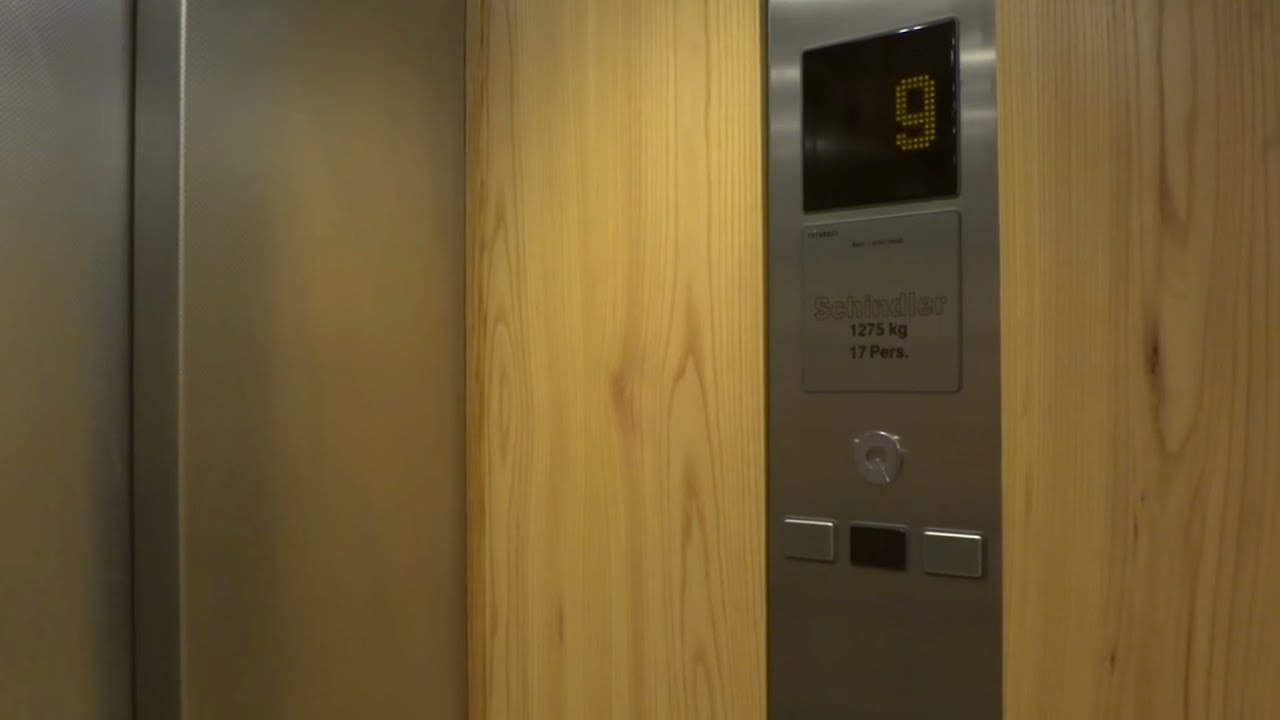 2006 Schindler EuroLift MRL traction elevators @ Radisson Blu Hotel, Tromsø, Norway.