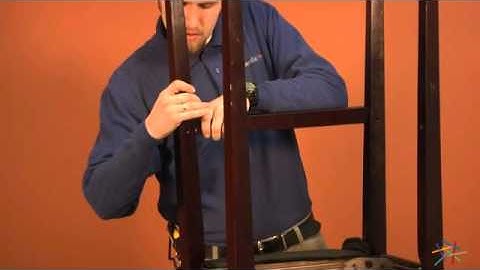 Assembly Video Palazzo 29 Inch Saddle Bar Stool - Brown