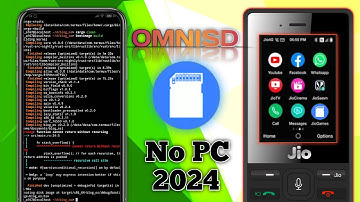 🔥OmniSD Install Without PC 2024 Method || Unick Process OmniSD Hotspot Install Jio Phone #technical