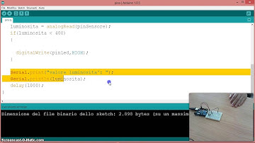 Tutorial 14 - Sensore di Luminosità (2 di 2) (Arduino UNO)