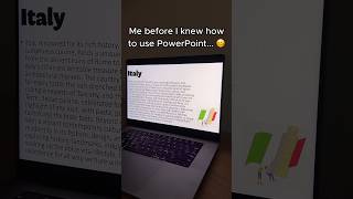 PowerPoint before and after ✨😳 Comment if you want the tutorial! #powerpoint #beforeandafter
