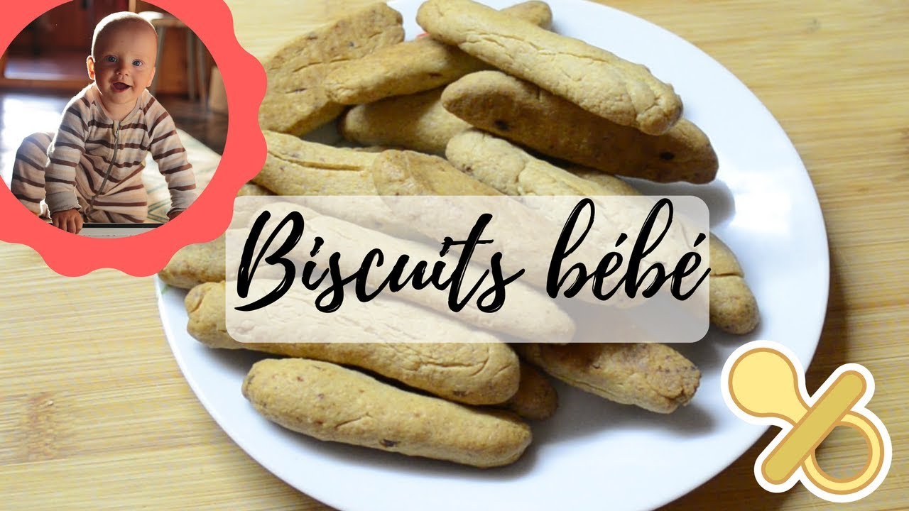 Recette Biscuit Bebe A Partir De 8 Mois Youtube
