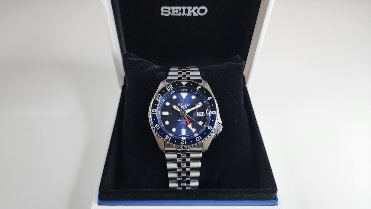 Seiko 5 GMT SSK003 Batman - Unboxing and First impressions